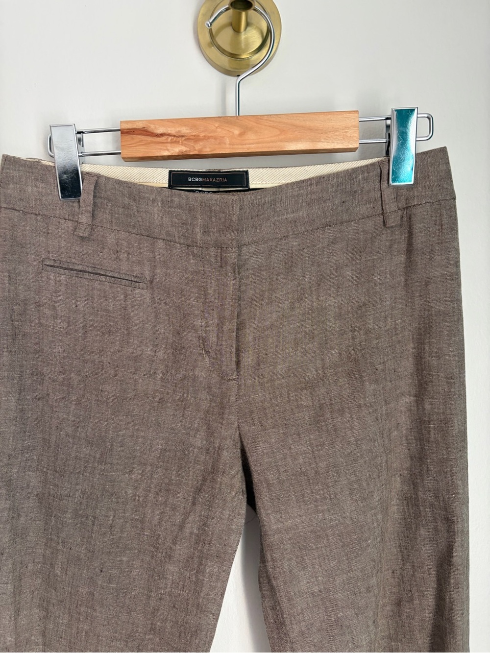 BCBGMaxAzria Brown Wide Leg Dress Pants - Picture 4 of 7